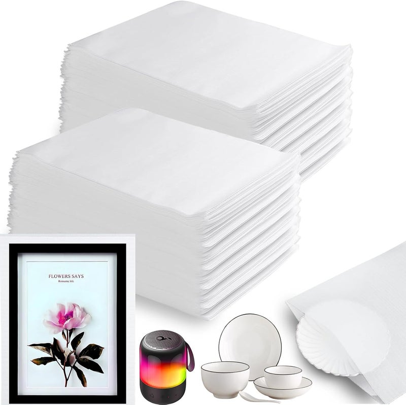 V-chen 100 Pack Foam Pouches, Cushion Foam Wrap Pouches for Moving and Storing, 8"x12" Foam Wrap Pouches Protect Fragile Items, Protect Mug, Glasses, China, and Dishes, Packing supplies - Image 1